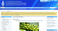 Desktop Screenshot of dr-michalzik.de